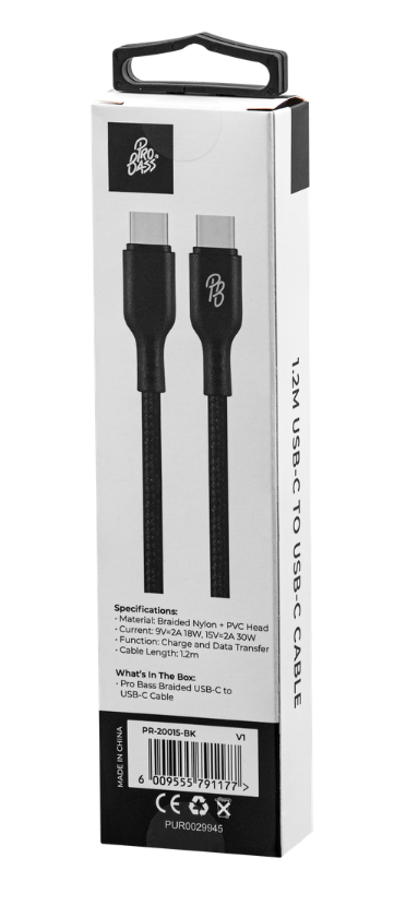 USB-C to USB-C 1.2m Fast Charging Cable